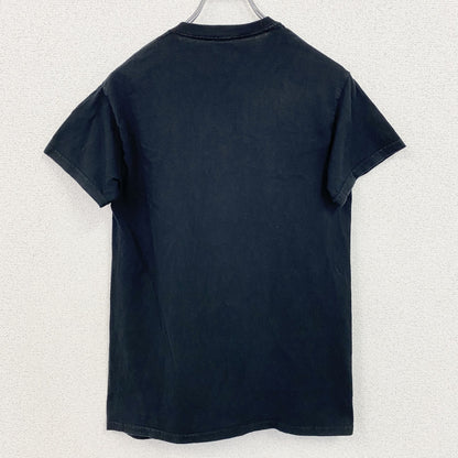 古着 used　NARUTO　ナルト疾風伝　カカシ　半袖アニメプリントＴシャツ　キャラクターデザイン　黒　ブラック　Sサイズ
