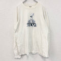 古着 used　Reebok　リーボック　半袖プリントTシャツ　スーパーボウル　クルーネック　ホワイト　XLサイズ