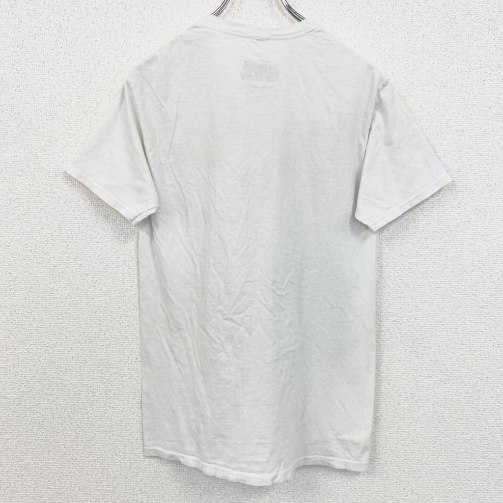 古着 used　NARUTO　ナルト疾風伝　半袖アニメプリントＴシャツ　キャラクターデザイン　白　ホワイト　Sサイズ