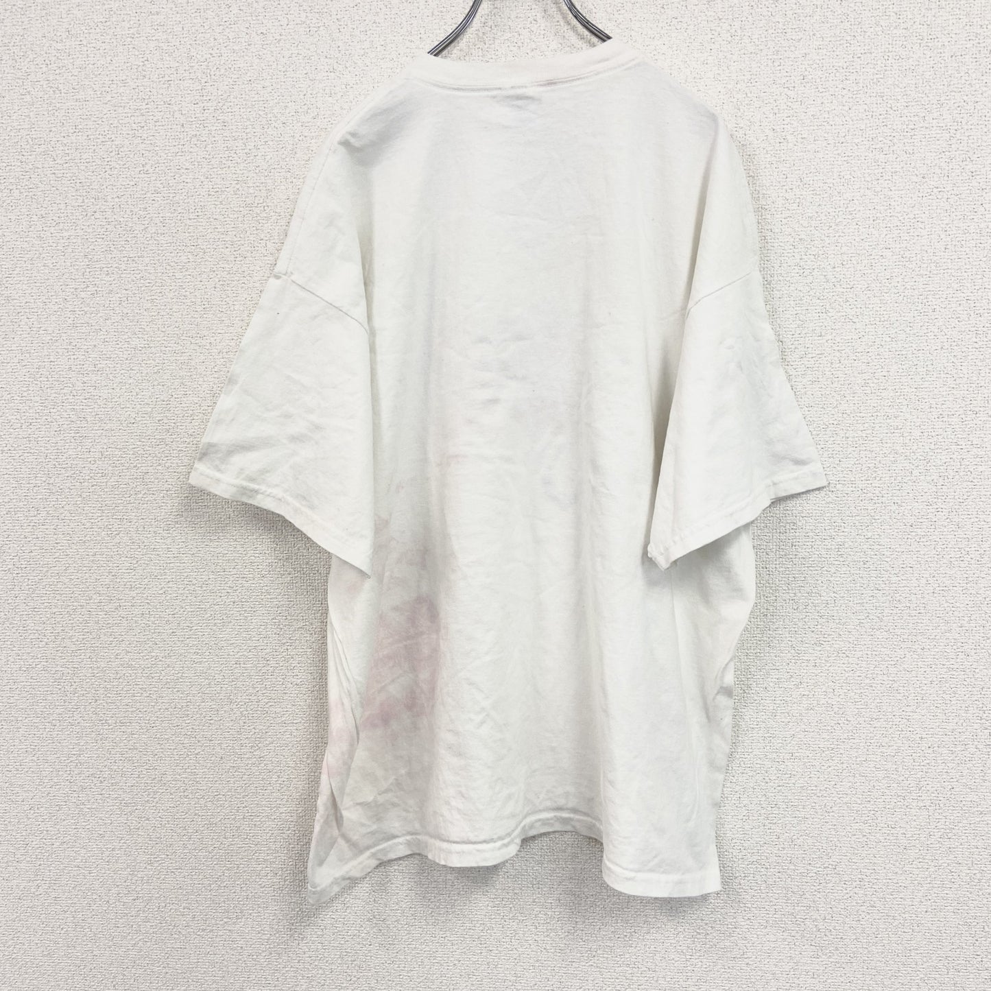 00s　GILDAN　ギルダン　半袖プリントTシャツ　エロT　クルーネック　ヴィンテージ　白　ホワイト　2XLサイズ