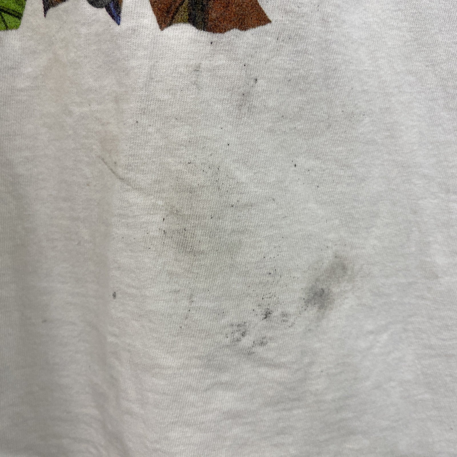 古着 used　NARUTO　ナルト疾風伝　半袖アニメプリントＴシャツ　キャラクターデザイン　白　ホワイト　Sサイズ