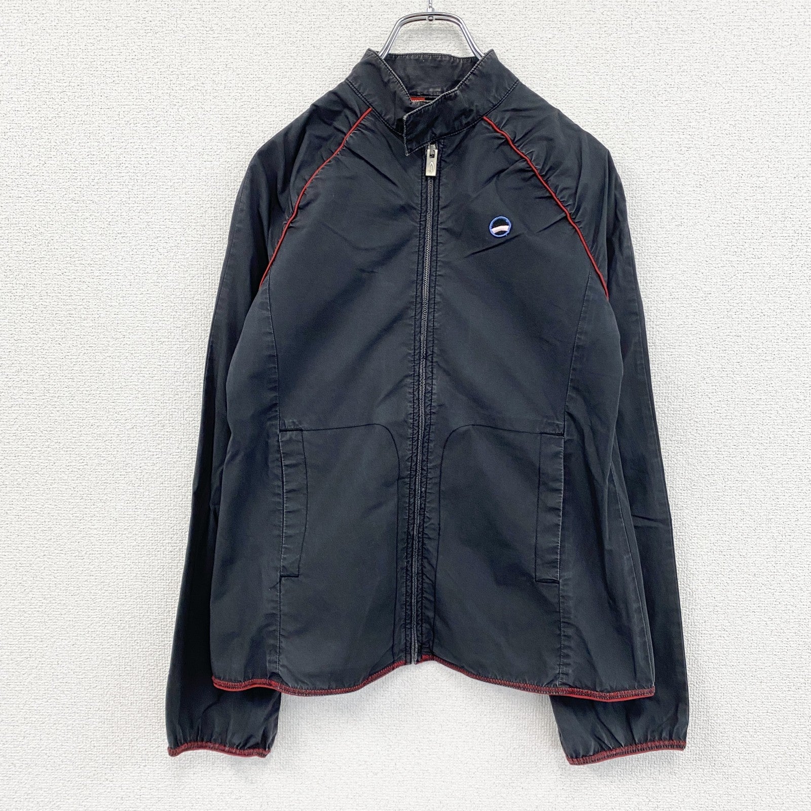 DIESEL　ディーゼル　フルジップジャケット　トラックジャケット/ジャージ　黒　ブラック　Sサイズ