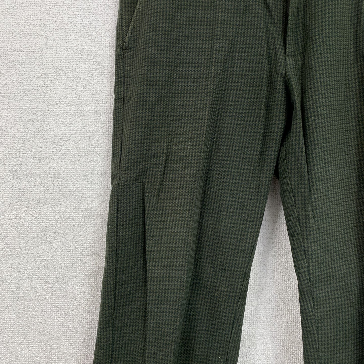 Dickies　ディッキーズ　チノパン　ワークパンツ　千鳥格子　緑　グリーン　32サイズ