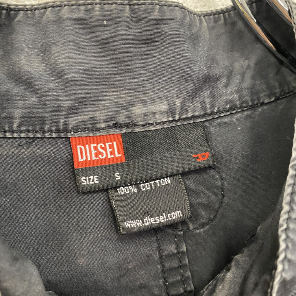 DIESEL　ディーゼル　フルジップジャケット　トラックジャケット/ジャージ　黒　ブラック　Sサイズ