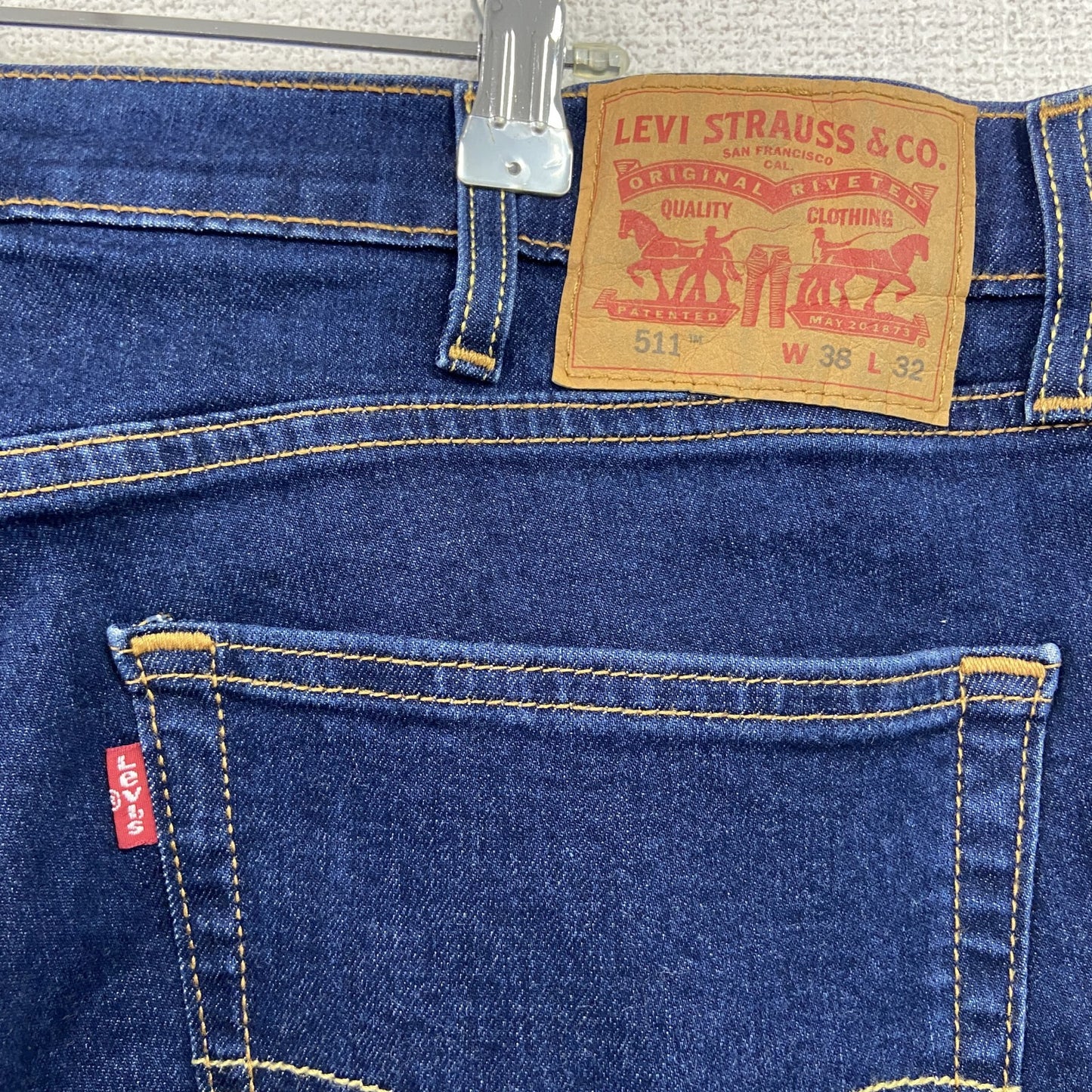 Levi's　リーバイス　511　デニムパンツ/ジーンズ　ジップフライ　インディゴ　W38サイズ