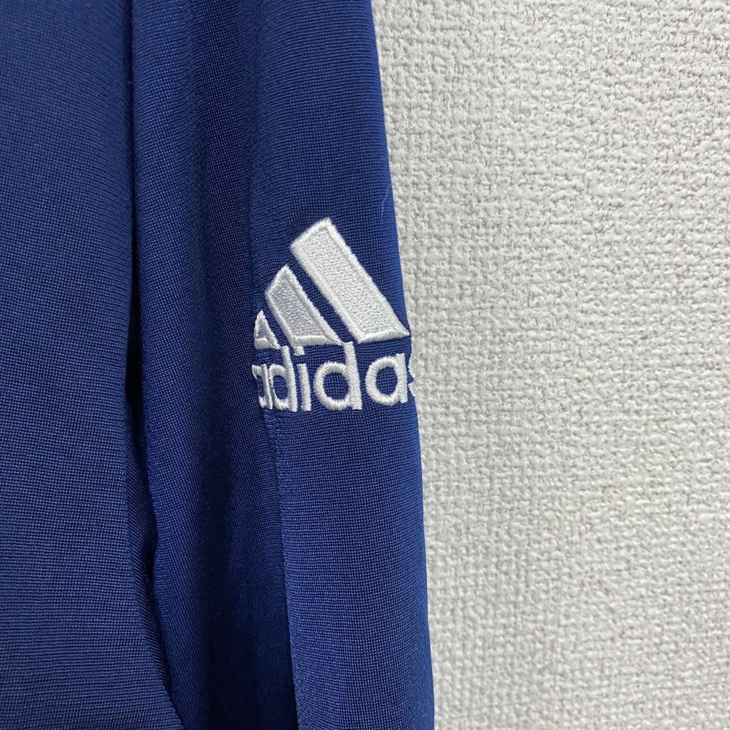 00s　adidas　アディダス　トラックジャケット/ジャージ　ヴィンテージ　紺　ネイビー　2XOサイズ