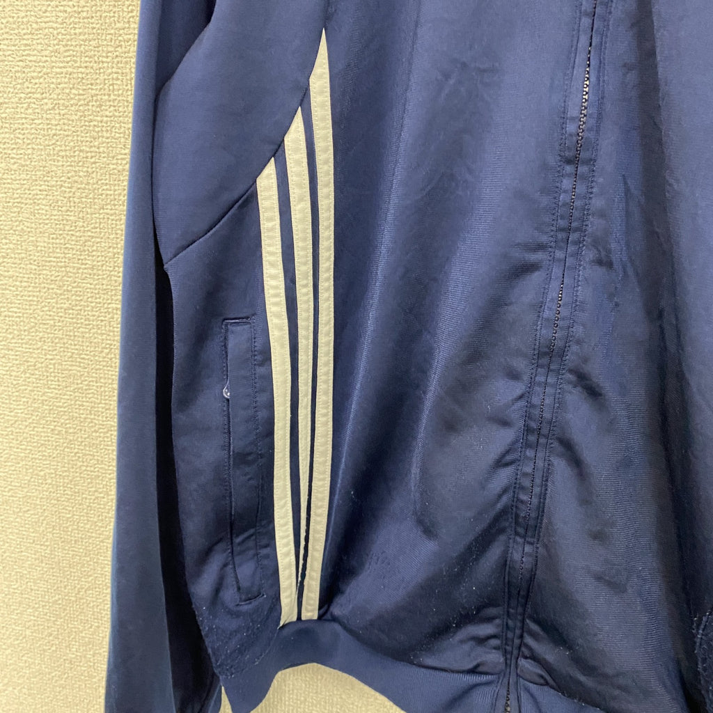 00s　adidas　アディダス　トラックジャケット/ジャージ　ヴィンテージ　紺　ネイビー　2XOサイズ