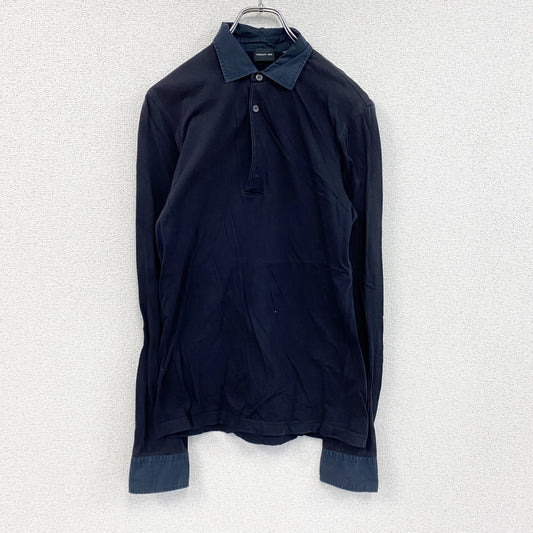 CERRUTI 1881　チェルッティ　長袖シャツ　長袖ポロシャツ　紺　ネイビー