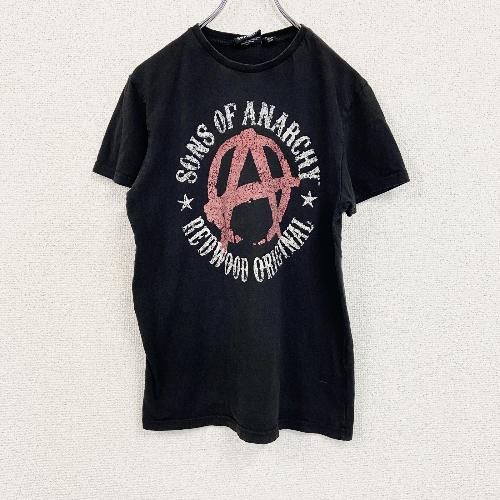 SONS OF ANAARCHY　サンズオブアナーキー　半袖ムービープリントTシャツ　黒　ブラック　Mサイズ