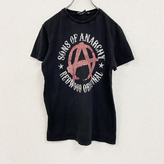 SONS OF ANAARCHY　サンズオブアナーキー　半袖ムービープリントTシャツ　黒　ブラック　Mサイズ