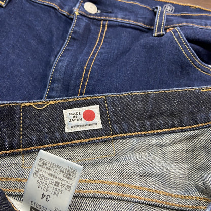 EDWIN　エドウィン　デニムパンツ/ジーンズ　ジップフライ　インディゴ　34サイズ