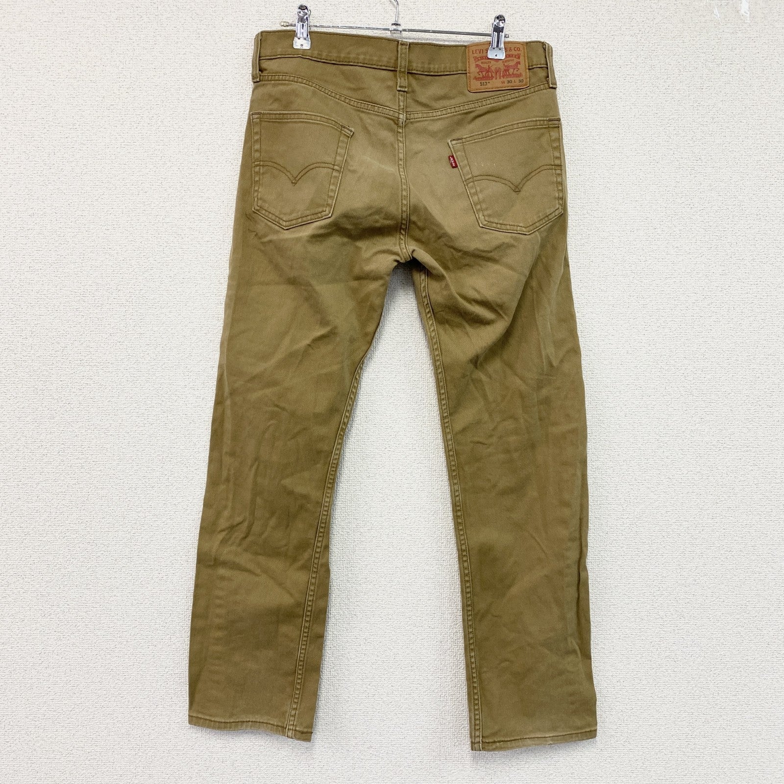Levi's　リーバイス　513　デニムパンツ/ジーンズ　ジップフライ　キャメル　W30サイズ