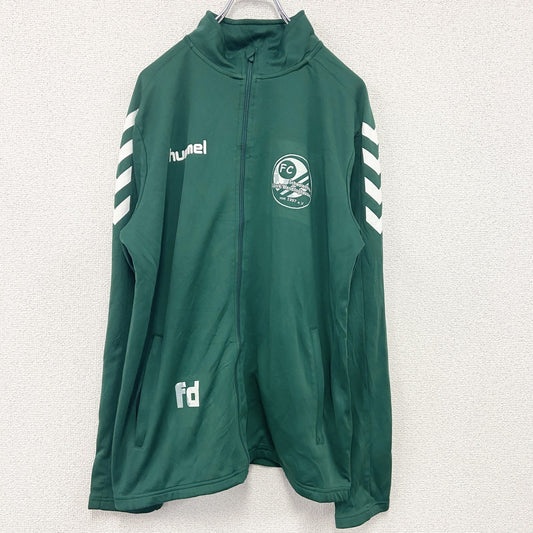 hummel　ヒュンメル　トラックジャケット/ジャージ　緑　グリーン　Lサイズ