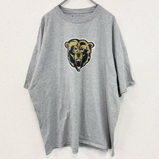 古着 used　champion　チャンピオン　半袖カレッジプリントTシャツ　ゴールデンベアーズ　クッツタウン　3XLサイズ