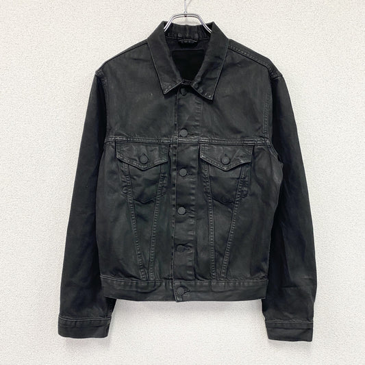ZARA　ザラ　デニムジャケット/Gジャン　3rdタイプ　フラップポケット　黒　ブラック
