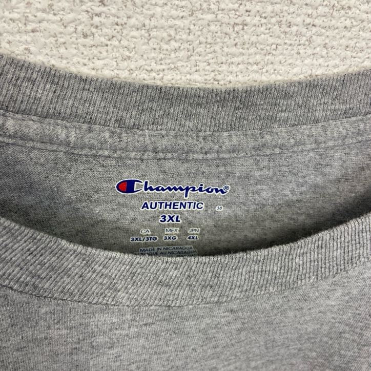 古着 used　champion　チャンピオン　半袖カレッジプリントTシャツ　ゴールデンベアーズ　クッツタウン　3XLサイズ
