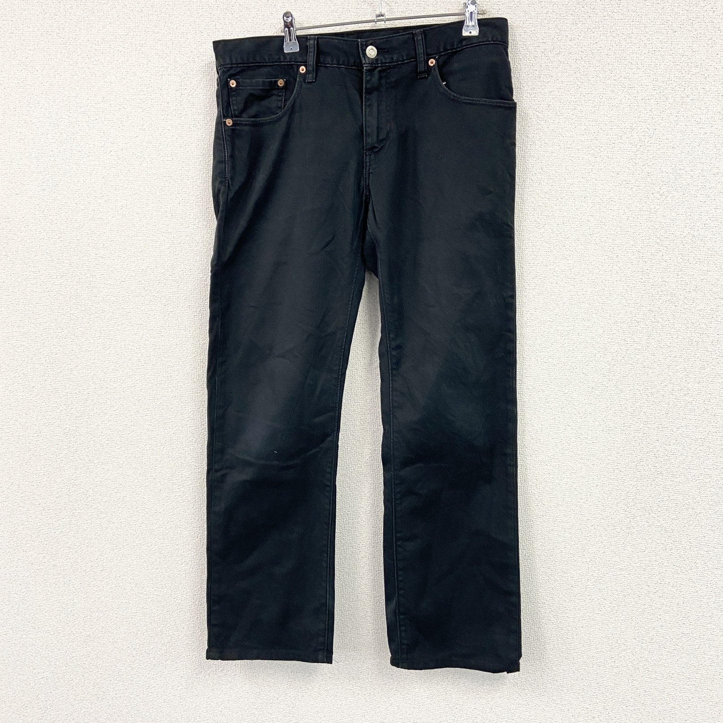 Levi's　リーバイス　502　デニムパンツ/ジーンズ　ジップフライ　黒　ブラック　W33サイズ