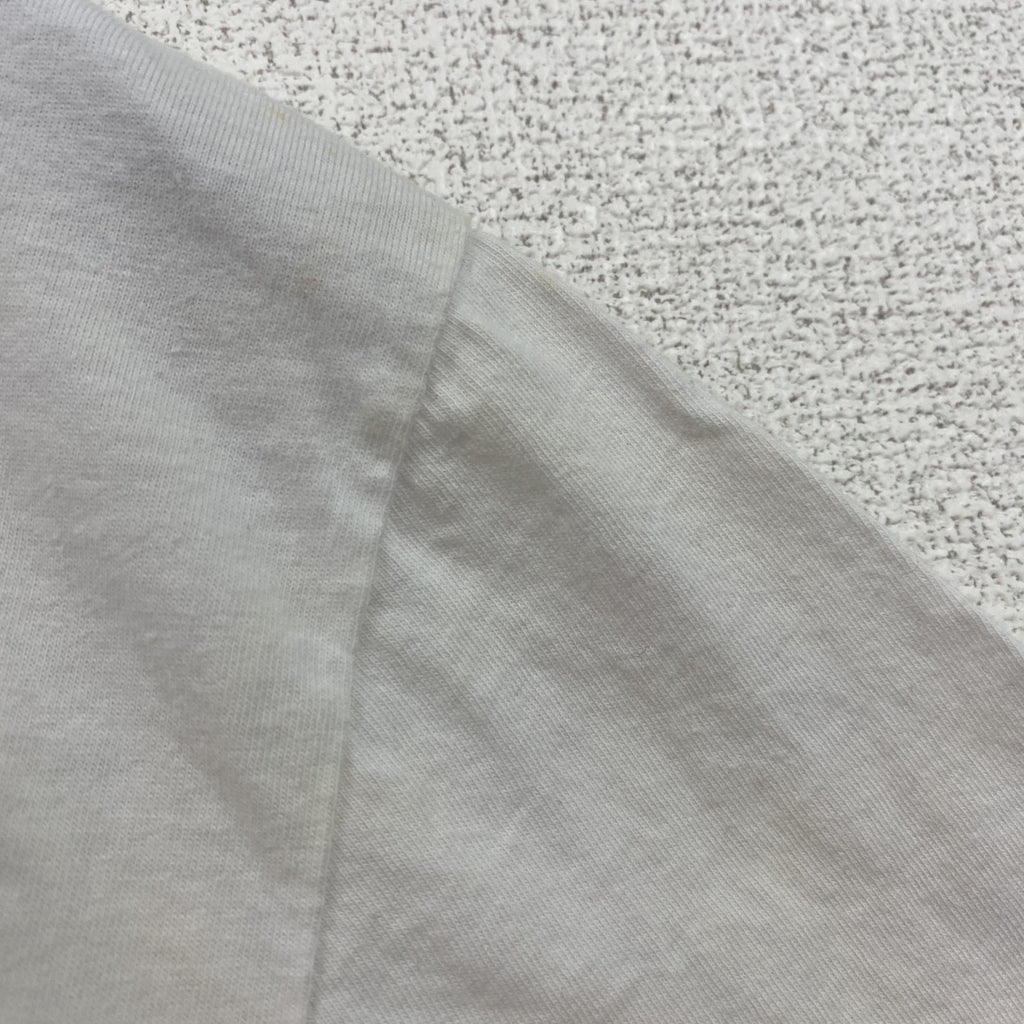 古着 used　NIKE　ナイキ　メキシコ製　半袖英語プリントＴシャツ　クルーネック　白　ホワイト　Mサイズ
