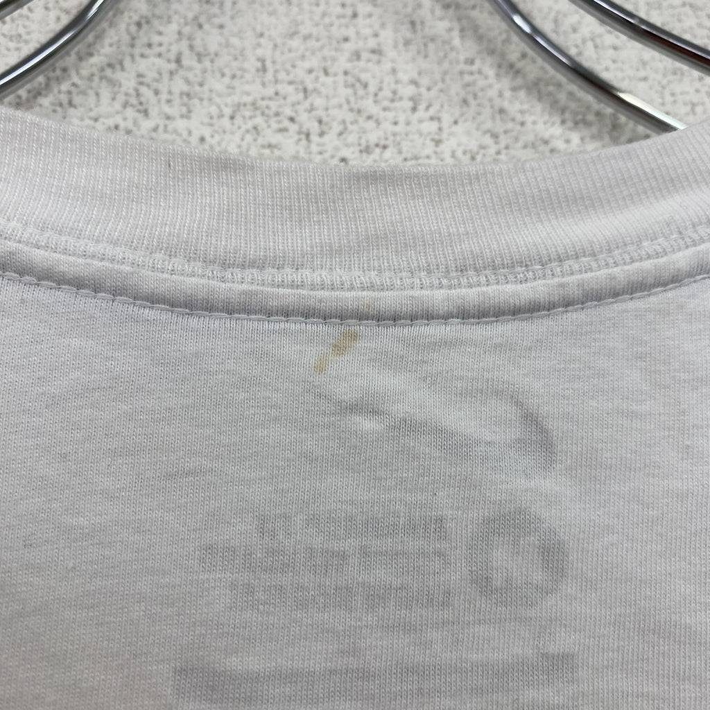 古着 used　NIKE　ナイキ　メキシコ製　半袖英語プリントＴシャツ　クルーネック　白　ホワイト　Mサイズ