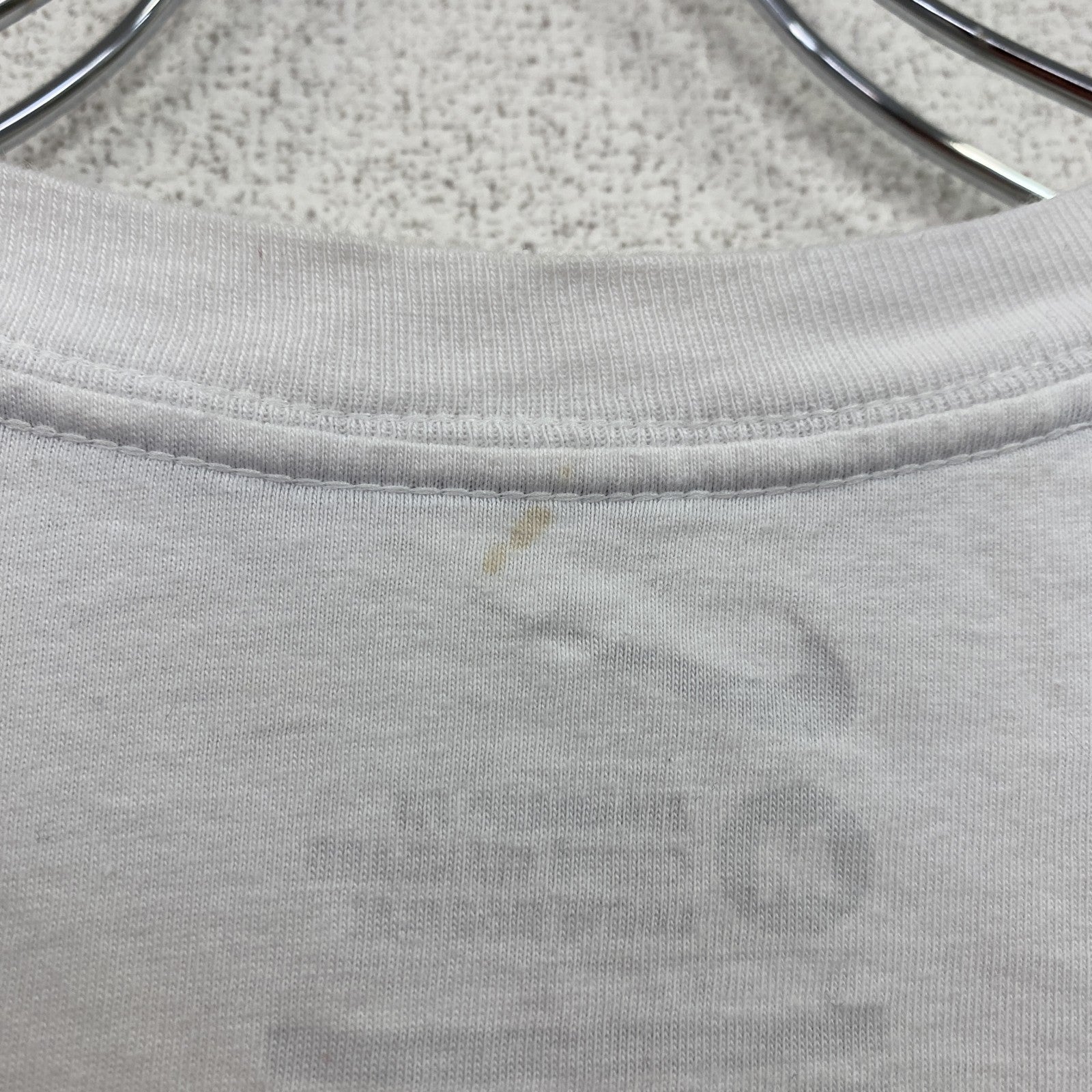 古着 used　NIKE　ナイキ　メキシコ製　半袖英語プリントＴシャツ　クルーネック　白　ホワイト　Mサイズ