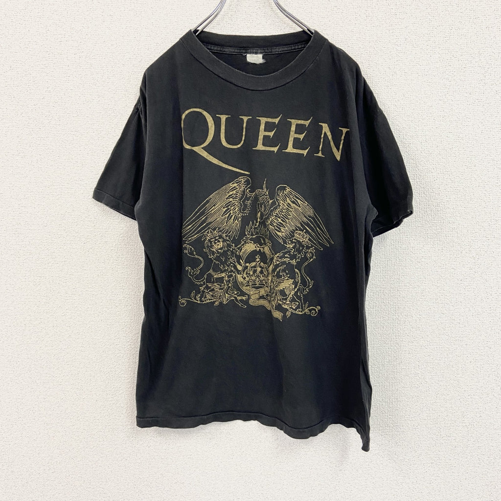 ～00s　QUEEN　クイーン　半袖バンドプリントTシャツ　バンT　シングルステッチ　ヴィンテージ　黒　ブラック