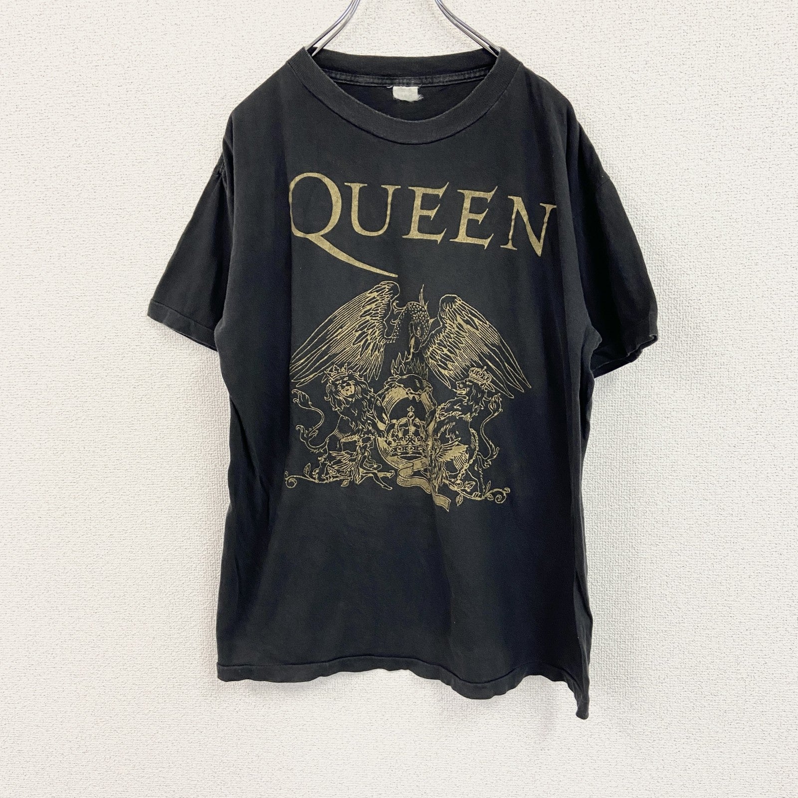 ～00s　QUEEN　クイーン　半袖バンドプリントTシャツ　バンT　シングルステッチ　ヴィンテージ　黒　ブラック