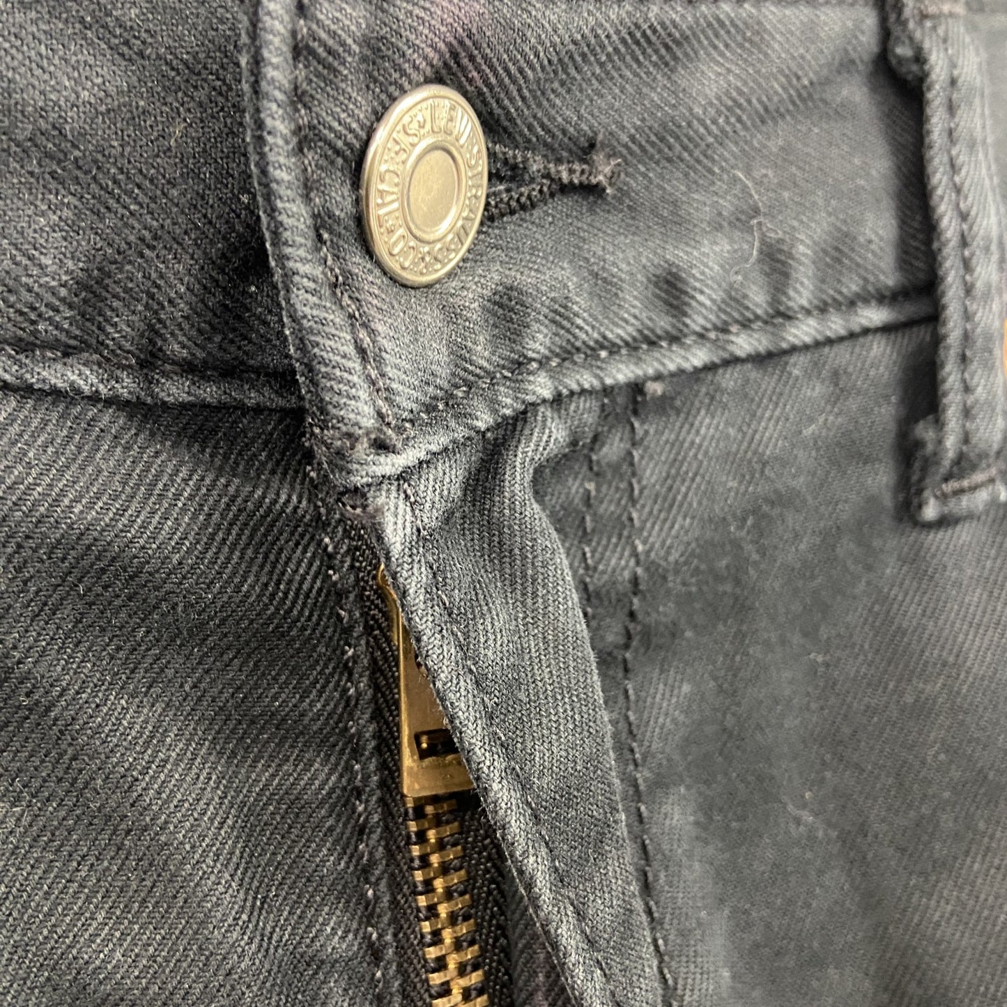 Levi's　リーバイス　502　デニムパンツ/ジーンズ　ジップフライ　黒　ブラック　W33サイズ