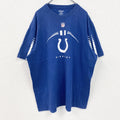 古着 used　Reebok　リーボック　半袖プリントTシャツ　NFL　インディアナポリスコルツ　フットボール　青　2XLサイズ
