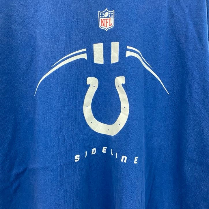 古着 used　Reebok　リーボック　半袖プリントTシャツ　NFL　インディアナポリスコルツ　フットボール　青　2XLサイズ