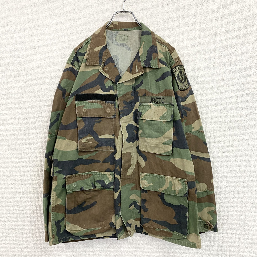 00s　U.S.ARMY　BDUジャケット　ミリタリージャケット　ヴィンテージ　カモフラージュ　迷彩柄　