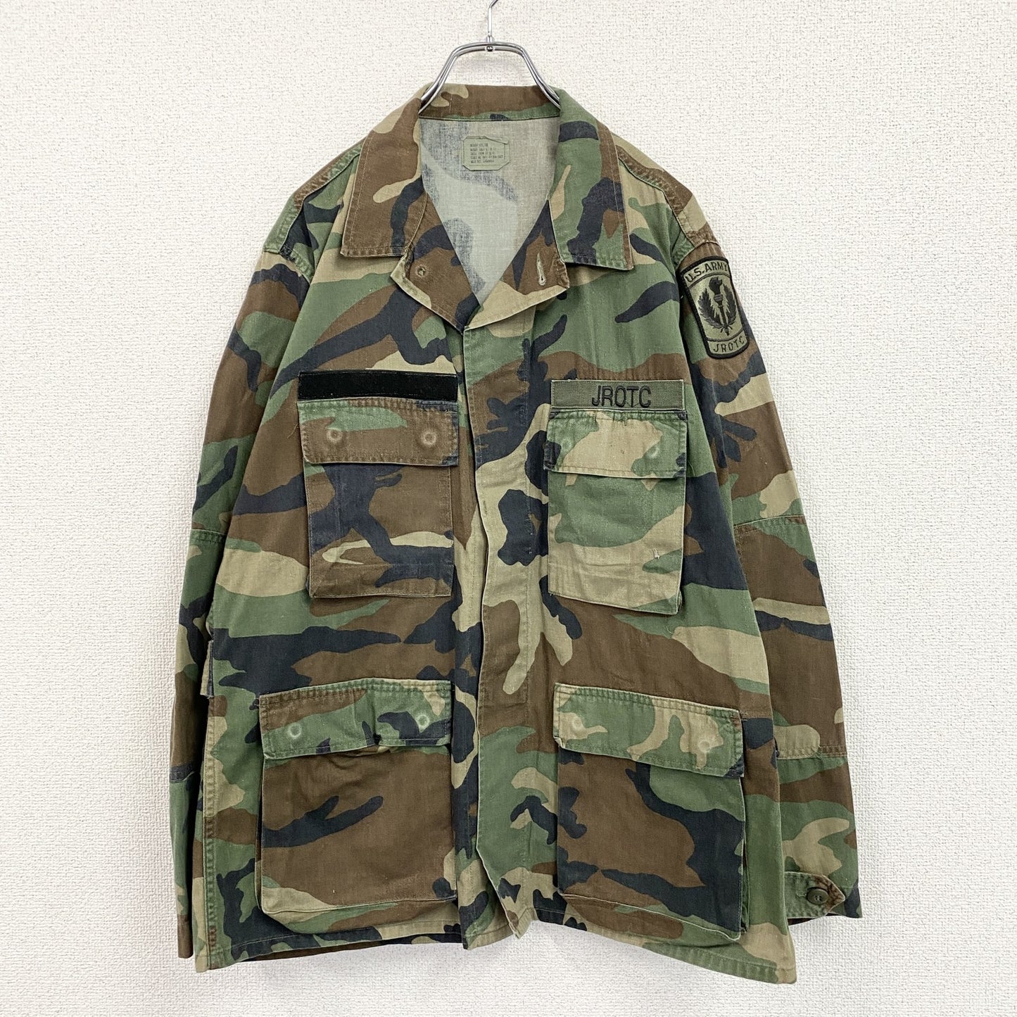 00s　U.S.ARMY　BDUジャケット　ミリタリージャケット　ヴィンテージ　カモフラージュ　迷彩柄　