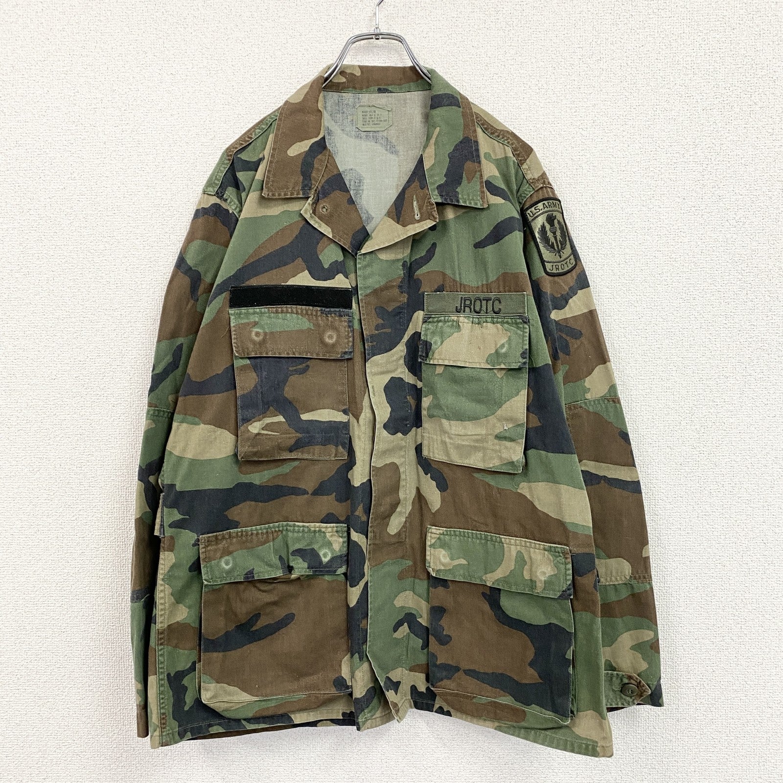 00s　U.S.ARMY　BDUジャケット　ミリタリージャケット　ヴィンテージ　カモフラージュ　迷彩柄　