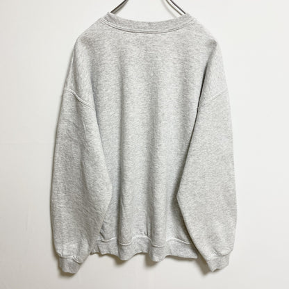 古着 used　GILDAN　長袖プリントスウェット　トレーナー　グレー　クルーネック　ALABAMA　スポーツ　秋冬服　Lサイズ