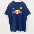 古着 used　adidas　アディダス　半袖カレッジプリントTシャツ　ニューヨークレッドブルズ　背番号　ネイビー　XLサイズ
