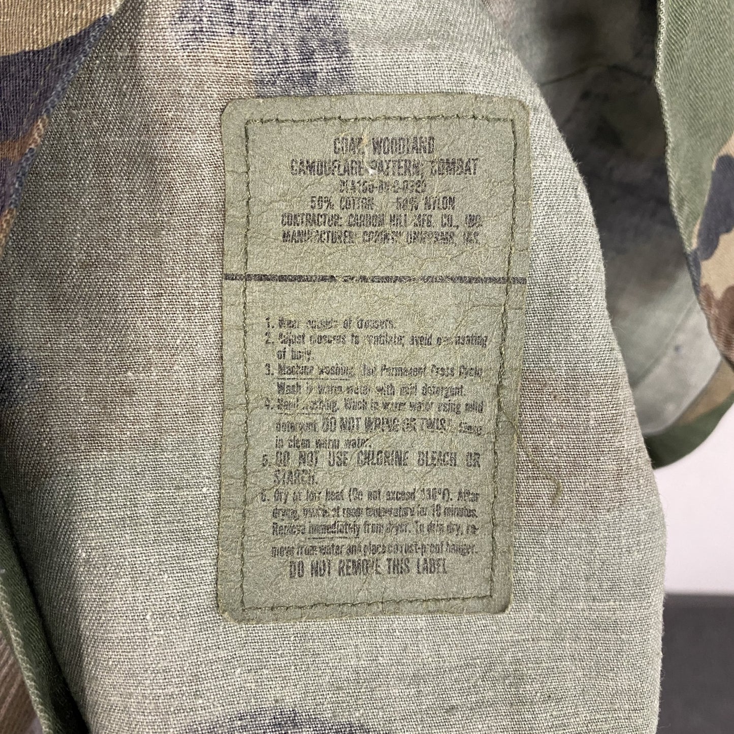 00s　U.S.ARMY　BDUジャケット　ミリタリージャケット　ヴィンテージ　カモフラージュ　迷彩柄　