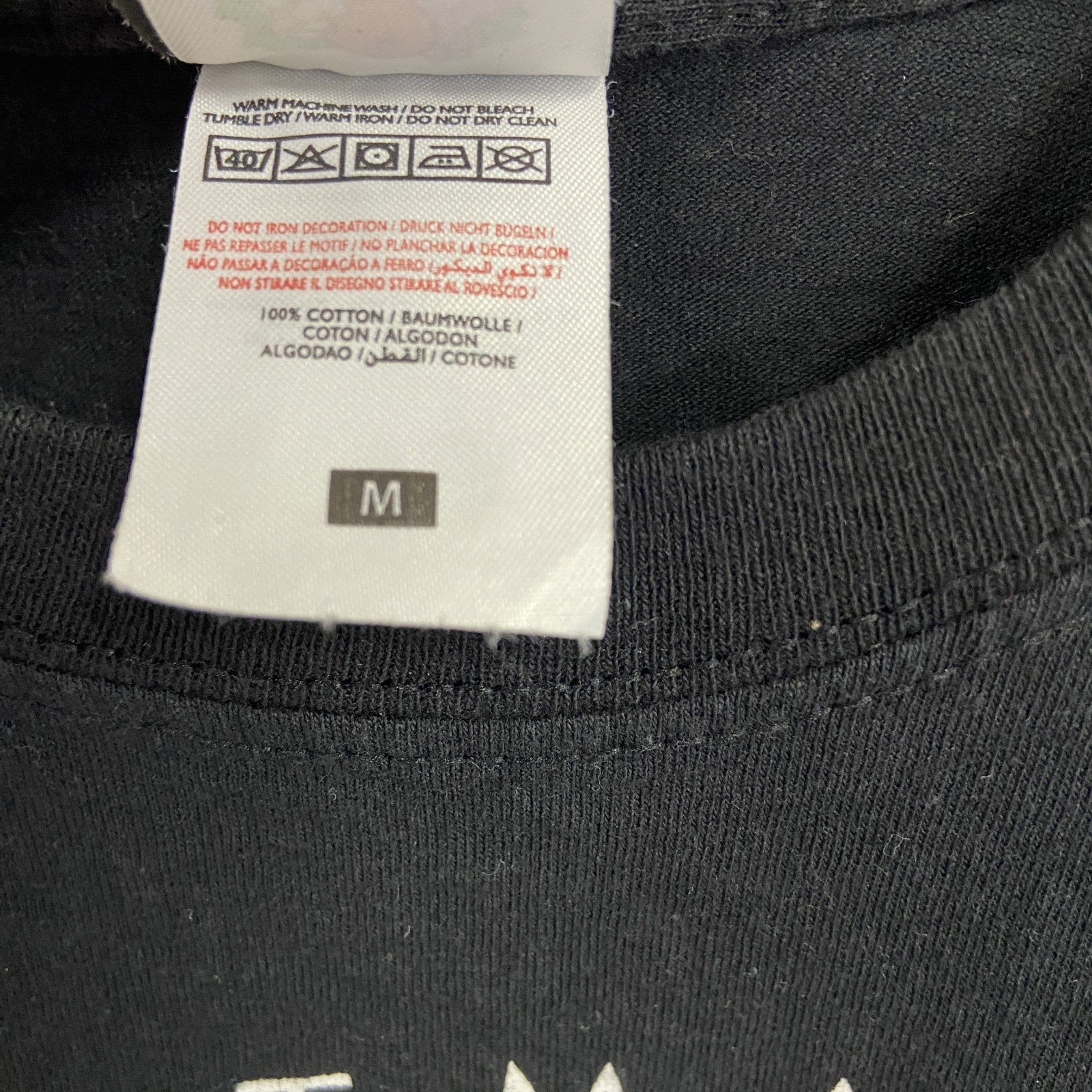 FRUIT OF THE LOOM　バットマン　ハーレイクイン　半袖アニメTシャツ　DCコミックス　黒　ブラック　Mサイズ