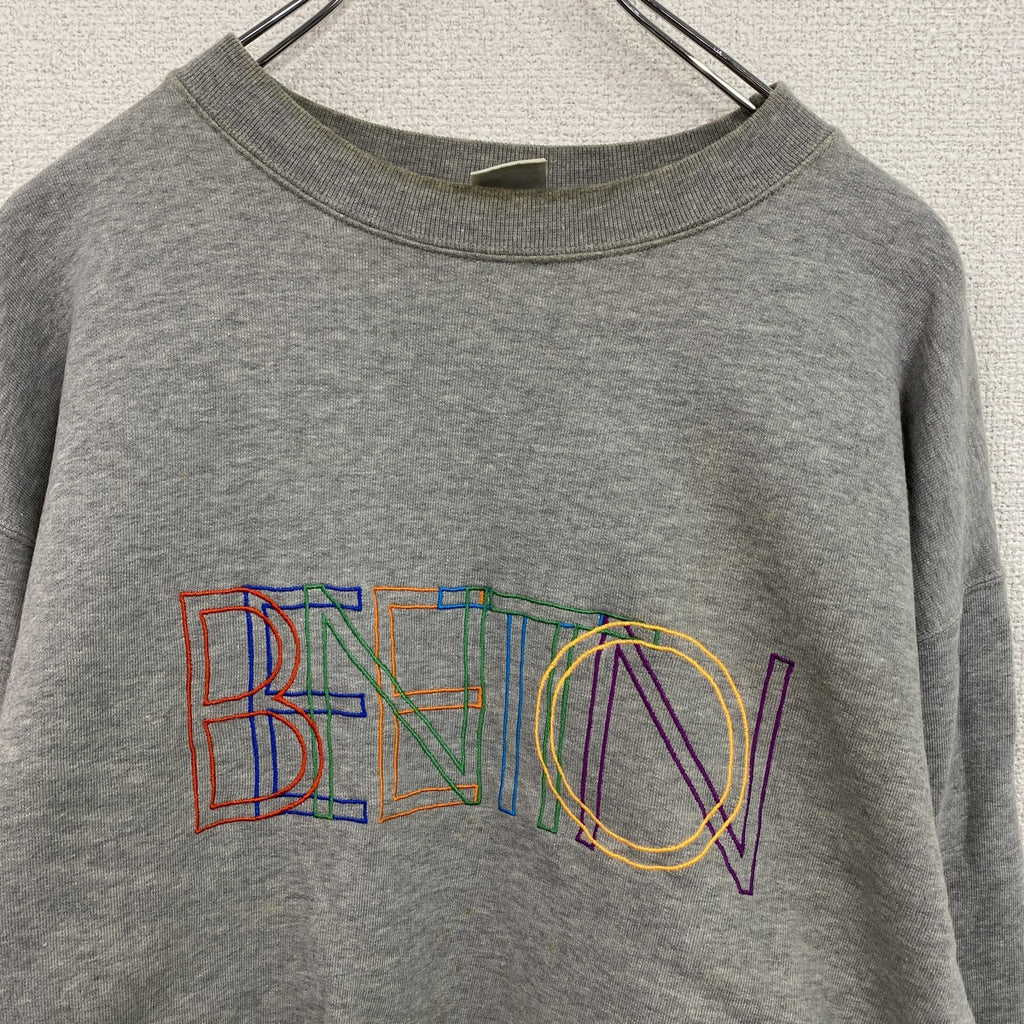 UNITED COLORS OF BENETTON　ユナイテッドカラーズオブベネトン　スウェット/トレーナー　グレー　Mサイズ