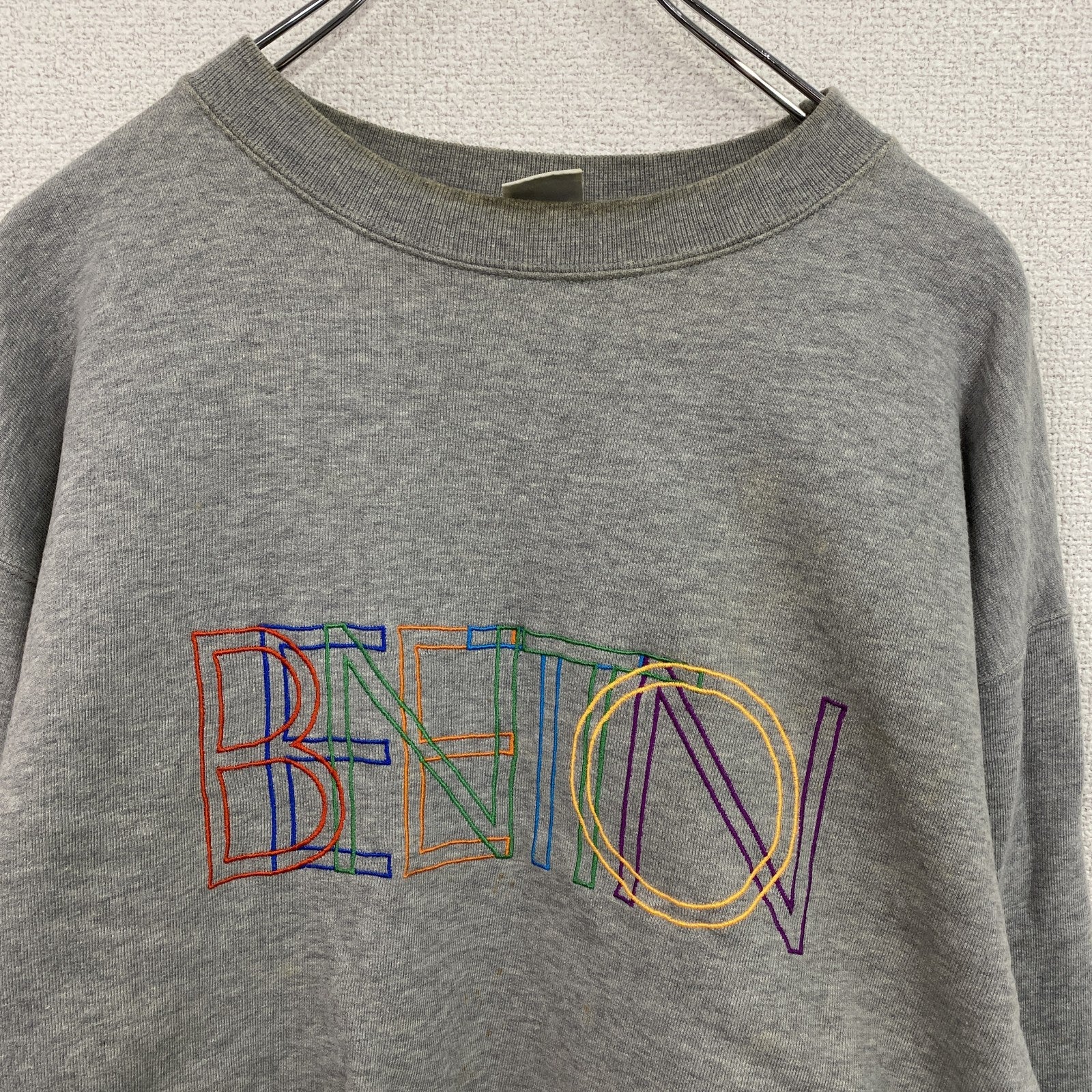 UNITED COLORS OF BENETTON　ユナイテッドカラーズオブベネトン　スウェット/トレーナー　グレー　Mサイズ