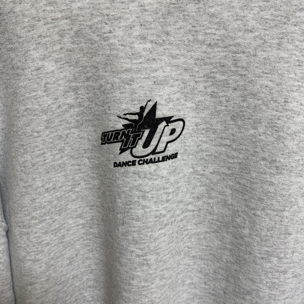 JERZEES　ジャージーズ　スウェット/トレーナー　3連プリント　カプセルプリント　アーチプリント　霜降りグレー　Mサイズ