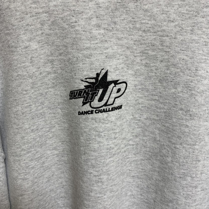 JERZEES　ジャージーズ　スウェット/トレーナー　3連プリント　カプセルプリント　アーチプリント　霜降りグレー　Mサイズ