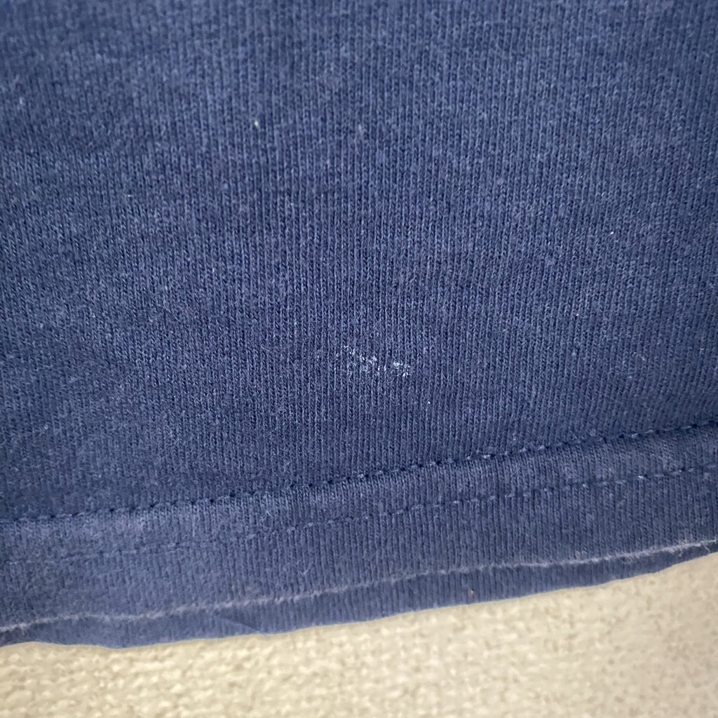 古着 used　adidas　アディダス　半袖カレッジプリントTシャツ　ニューヨークレッドブルズ　背番号　ネイビー　XLサイズ