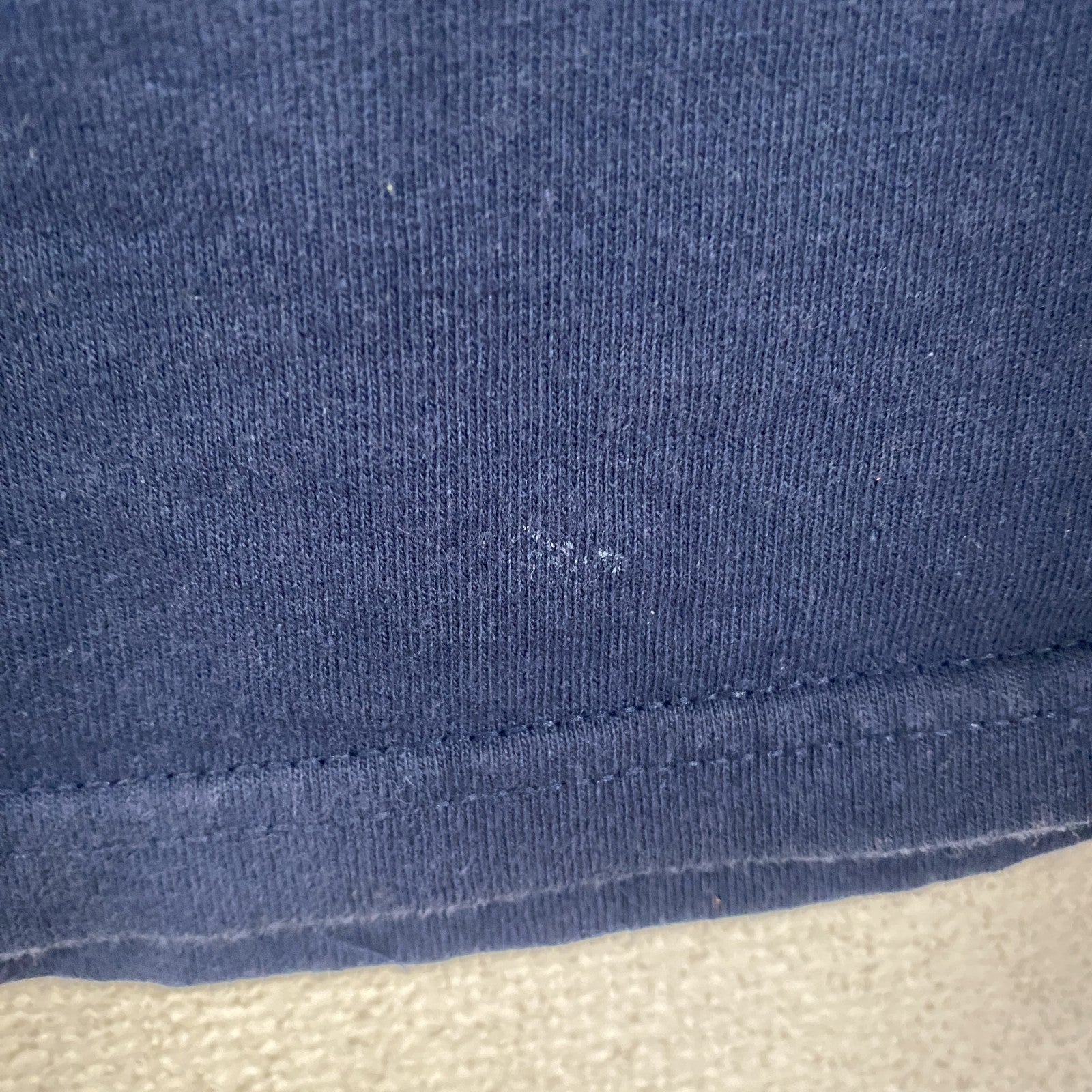 古着 used　adidas　アディダス　半袖カレッジプリントTシャツ　ニューヨークレッドブルズ　背番号　ネイビー　XLサイズ