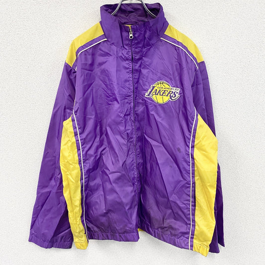 G-ⅢSports　NBA　LAKERS　レイカーズ　フルジップジャケット　黄色　紫　イエロー　パープル　Lサイズ
