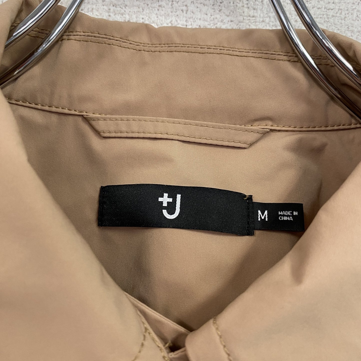 UNIQLO　ユニクロ　＋J　プラスジェイ　オーバーサイズライトジャケット　ベージュ　Mサイズ