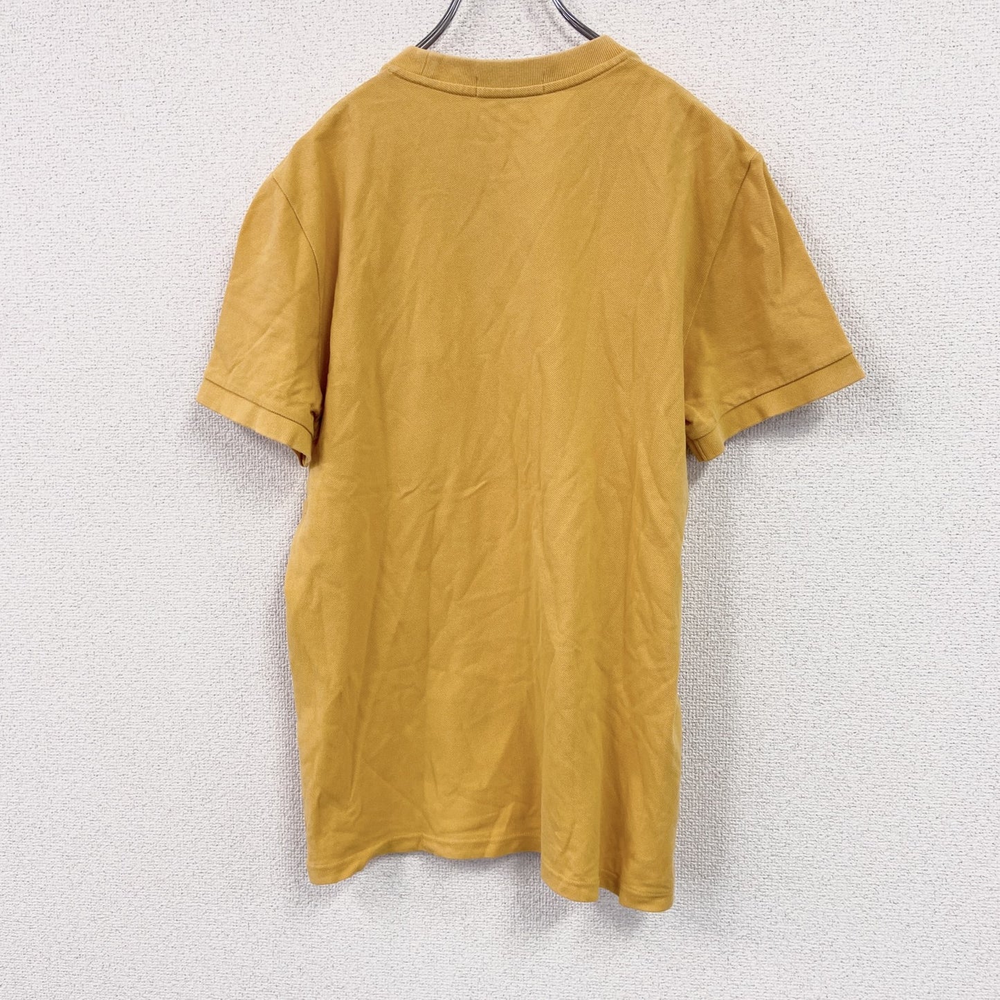 FRED PERRY　フレッドペリー　半袖ワンポイントロゴTシャツ　黄色　イエロー　Mサイズ