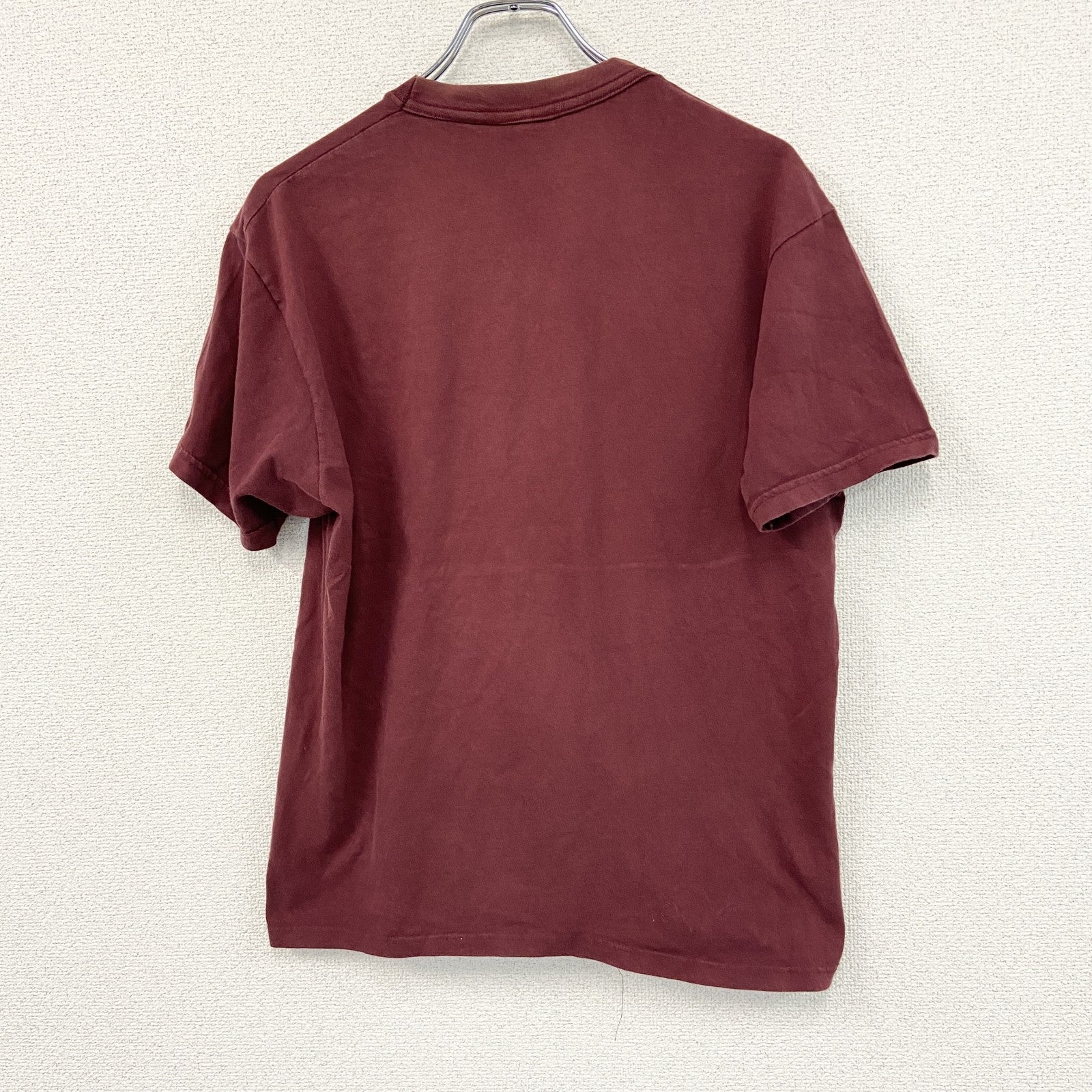 00s　STARWORLD　スターワールド　半袖プリントTシャツ　エロT　ヴィンテージ　ボルドー　Lサイズ