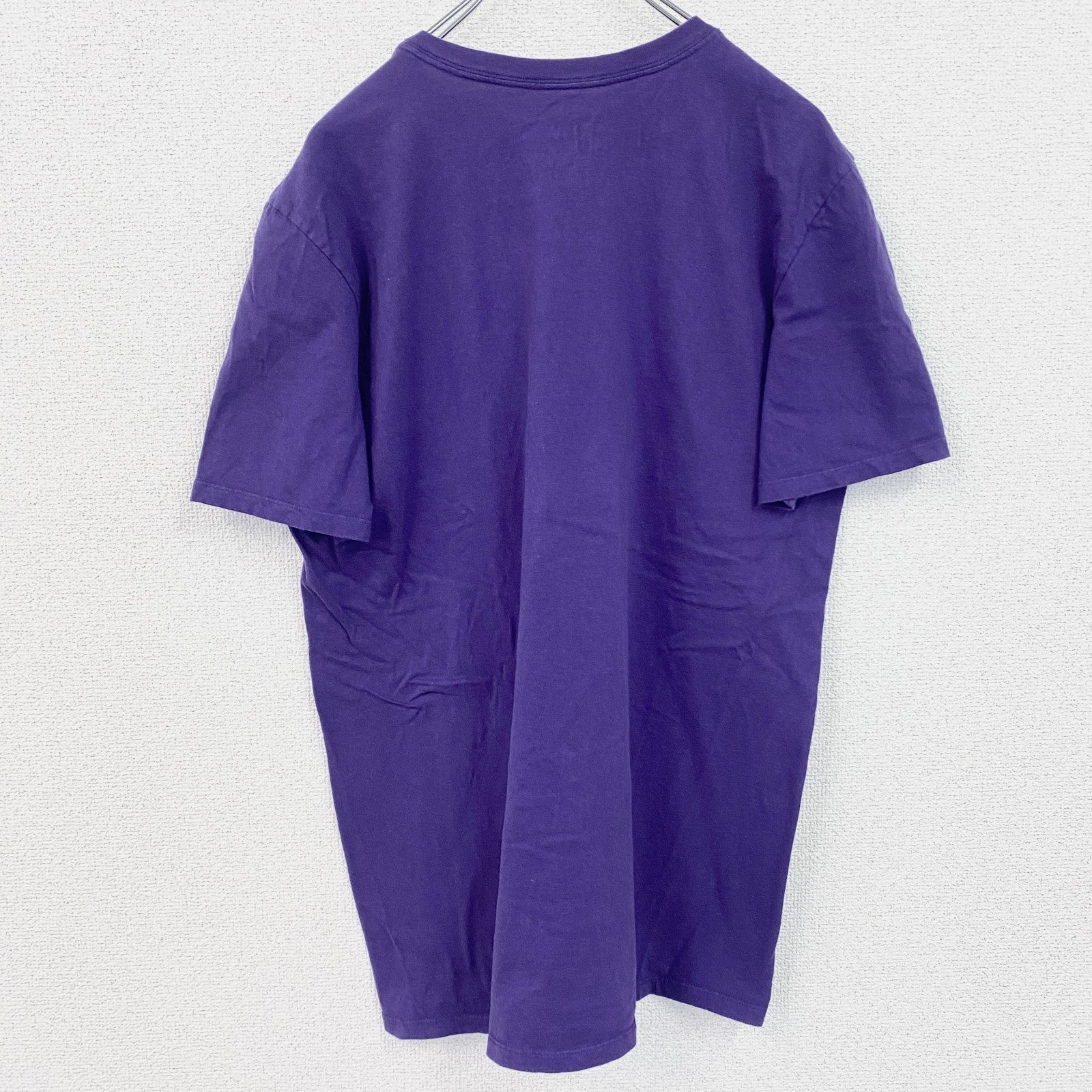 古着 used　NIKE ナイキ　半袖カレッジプリントTシャツ　ワシントン大学　フットボール　スポーツ　紫　Lサイズ