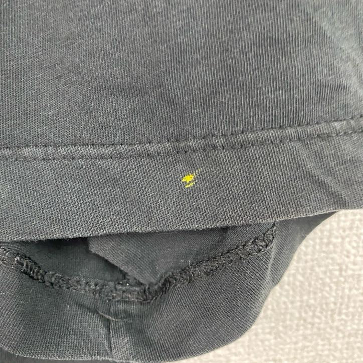古着 used　NIKE　ナイキ　半袖英語刺繍Ｔシャツ　SWOOSH　クルーネック　黒　ブラック　カジュアルデザイン　Sサイズ
