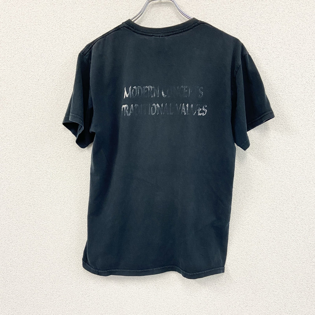 GILDAN　ギルダン　半袖プリントTシャツ　中國功夫　カンフー　漢字プリント　黒　ブラック　Mサイズ