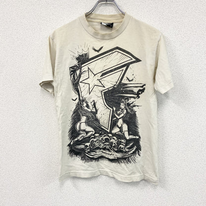 00s　FAMOUS STARS AND STRAPS　半袖プリントTシャツ　ヴィンテージ　白　ホワイト　Sサイズ